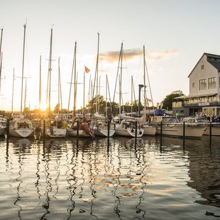 Sonnenuntergang an der Schlei